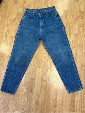 Vintage Lee Riders Relaxed Tapered Women’s ( Mom)  Jeans  Medium Blue Sz 14 M